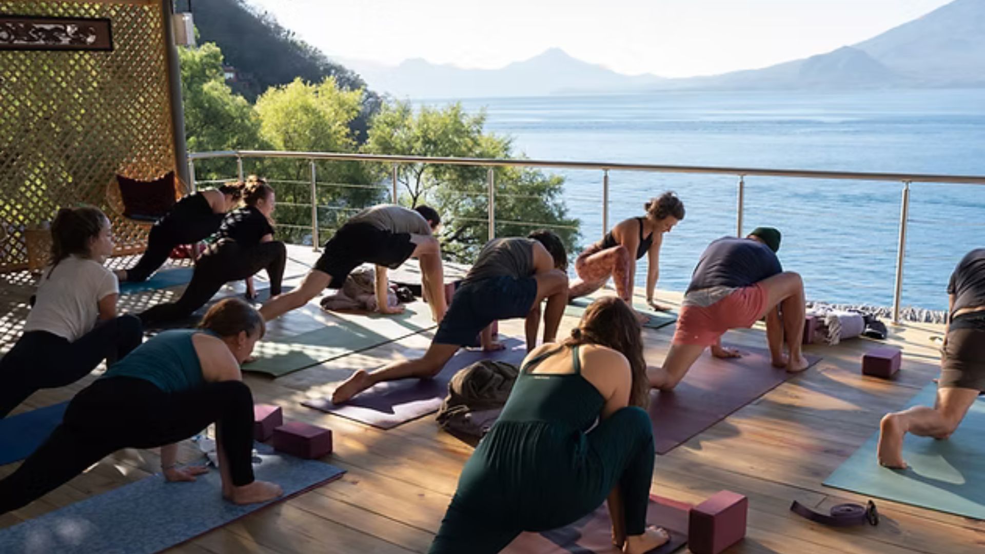 Mindful Movement in Guatemala in Lake Atitlán